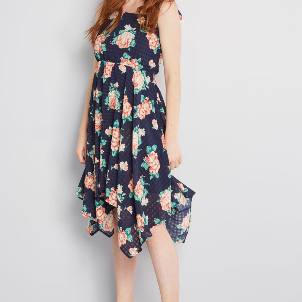 ModCloth NWT "Creative‎ Energy" Floral Sundress